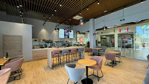 Заведение Cinnabon на фото