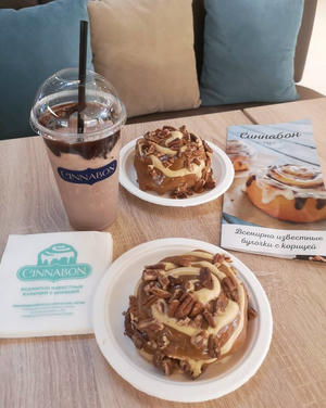 Заведение Cinnabon на фото