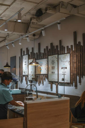 Заведение Cinnabon на фото